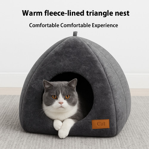 Triangle cat nest - triangle,