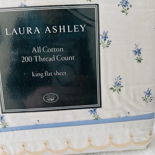 New vtg laura ashley king - new,