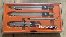 Vintage Staedtler LS Compass Set 554 09 Germany