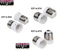 E27 Male to E12 E14 B22 Female Converter Bulb Socket Extend Adapter (N957-958)