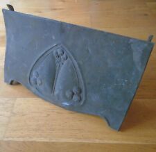 Edwardian Cast Iron Fire Hood Canopy Vintage Art Nouveau Antique Original