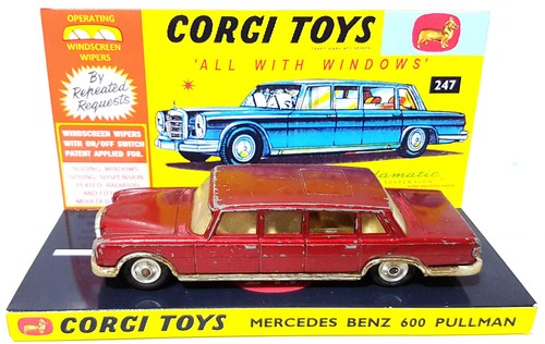Vintage corgi 247 mercedes - vintage,