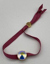 Max&Co. gold plated slider grosgrain ribbon bracelet with crystal from Swarovski