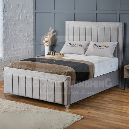 New ottoman plush velvet bed - plush,
