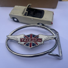 TRIUMPH BELT BUCKLE LOGO CAR