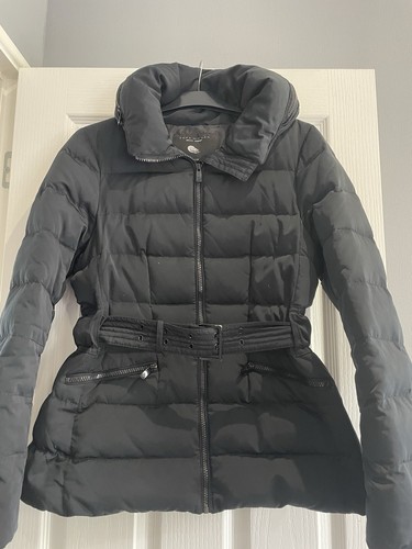 Zara woman black down puffer - down,