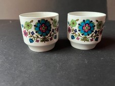 Pair Vintage Midwinter Blue