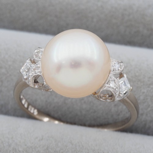 Used auth mikimoto ring - [used],