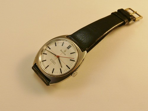 Vintage 1969 bulova red - vintage,