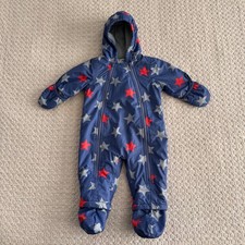 Baby Boden Star Print Snowsuit