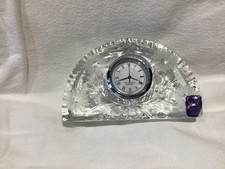 Edinburgh Crystal Desk Clock