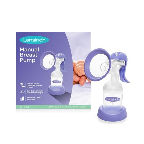 Manual breast pump lansinoh - breast,