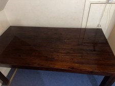 Dark Oak Dining Table with