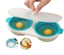 Egg Cooker Boiler Double Cup