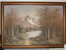 Antonio Tanos, Original Oil on Canvas, Italian Landscape Art, Canvas Art,