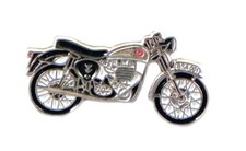 BSA Motorcycle Motorbike Black Metal Enamel Pin Badge British Biker Bike Rider