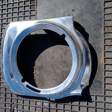 RENAULT R6 TL TS round  HEADLIGHT SURROUND TRIM PANEL  NOS