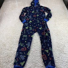 Gamer Boys Pjs Large PJ Hooded