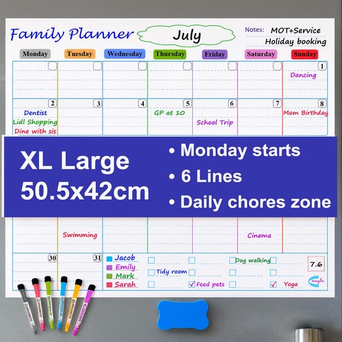 Large monthly magnetic - xl,