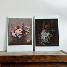 2 Vintage Fine Art Postcards