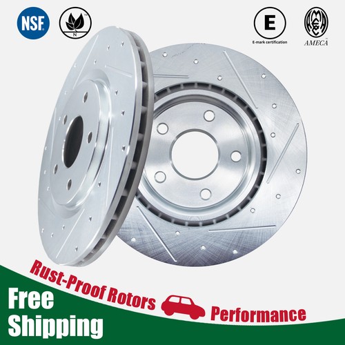 Front drilled brake - front,