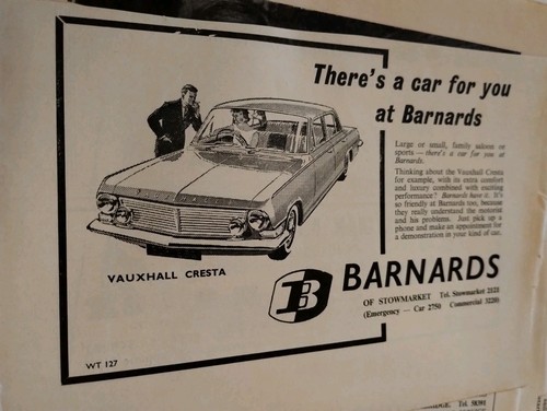 Sk248 ephemera 1960s advert - ephemera,