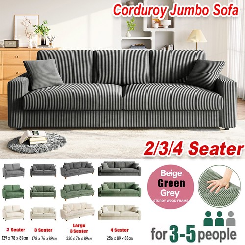 Corduroy sofa jumbo cord 4 - corduroy,