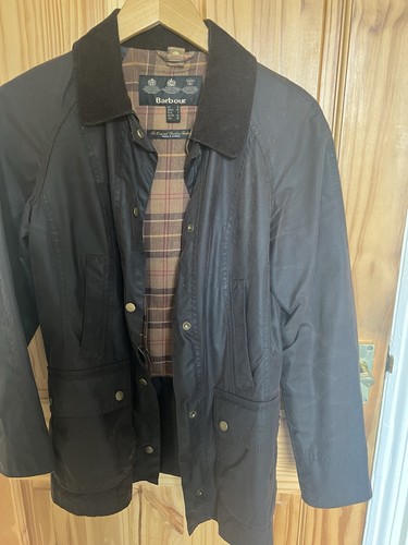 Ladies barbour brown wax - brown,