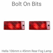 HELLA Rear Fog lamp/lights