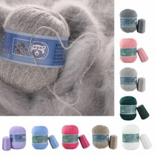 50+20g/set Soft Long Plush Mink Cashmere Yarn Anti-pilling Wool Crochet Knitting