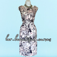 LAURA ASHLEY FLORAL PRINT WEDDING OCCASION PARTY DRESS SIZE 16