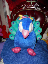PEACOCK LARGE SIZE,BY ZEBRA TOYS,SOFT PLUSH TOY,FREE PP.