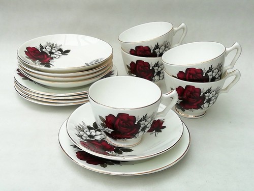 Vintage bone china - bone, set