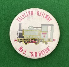 Vintage Collectable Pin / Lapel Badge - Talyllyn Railway No3 “Sir Haydn”