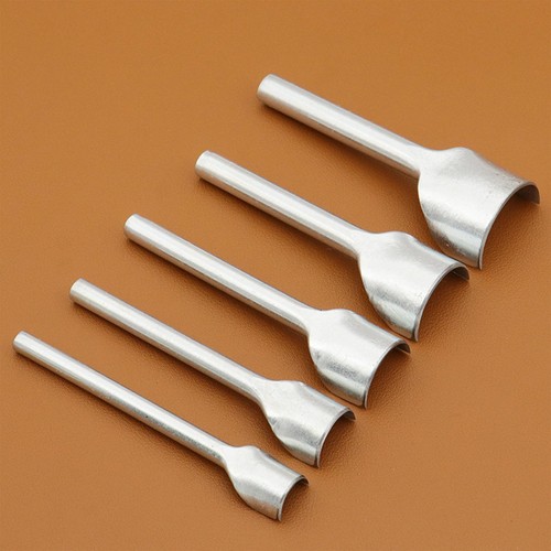 Pcs half round punch - 8, leather