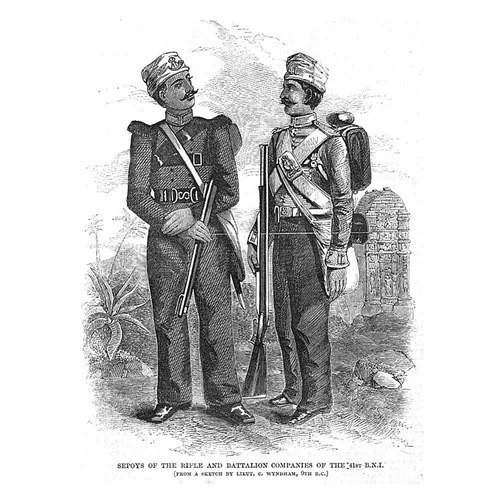 India sepoys rifle - sepoys,
