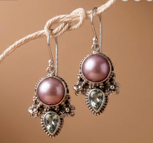 Novica love moon pearl - moon, &