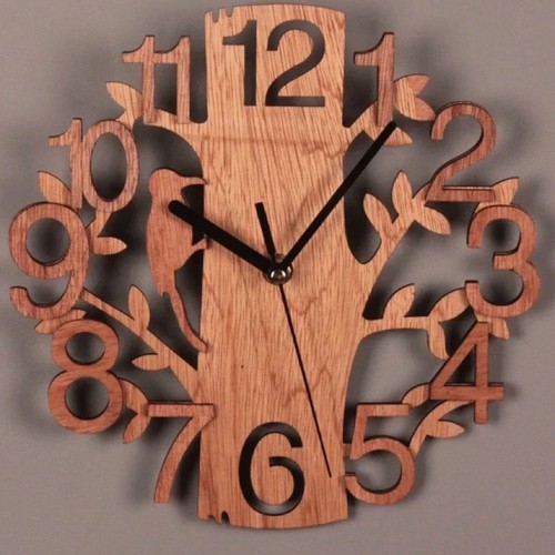 Wall clock tree - clock, silent