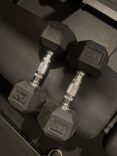 Pair hex dumbells - hex, 10kg