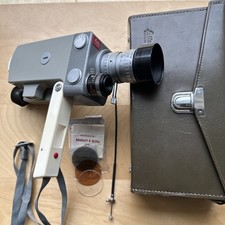 Leitz Wetzlar LEICINA Super 8mm Cine Film Camera Angenieux lens Leitz carry case