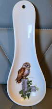 MELAMINE SPOON REST FEATURING AN OWL