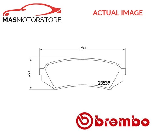 Brake pads set - brake, braking