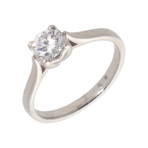 Pre owned 18ct white gold - white,