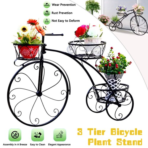 Tier bicycle plant stand - 3-tier,