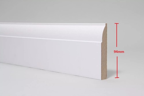 Skirting board white primed - board,
