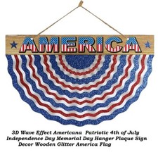 3D Effect Americana Hanger