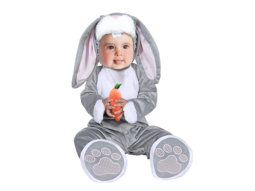 Kids little grey rabbit bunny - grey,