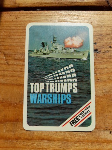 Vintage top trumps warships - vintage,