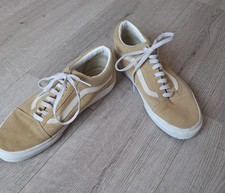 Old School VANS Size 10 UK (11 US) Pre Owned Good Condition Sand Colour
