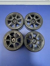 Tamiya Or Other Hard Drift Wheels Tyres Little Used Rc Car Spares 